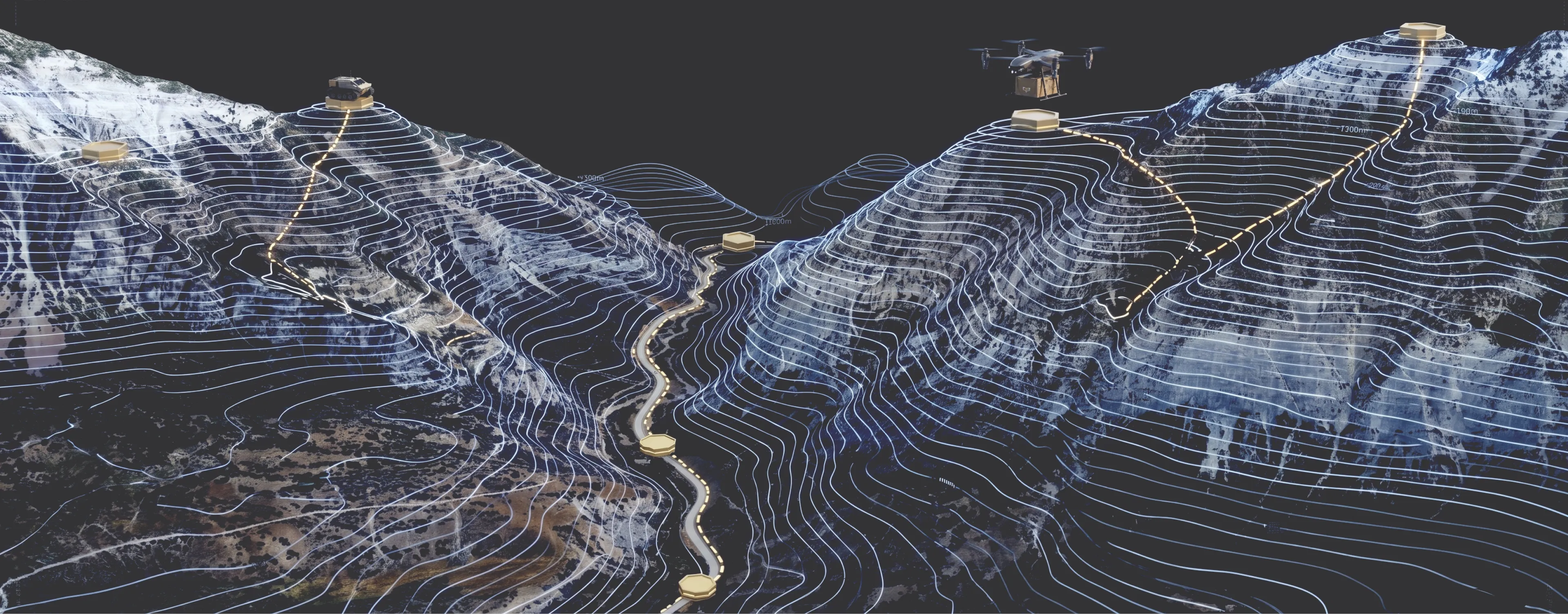 Route hills